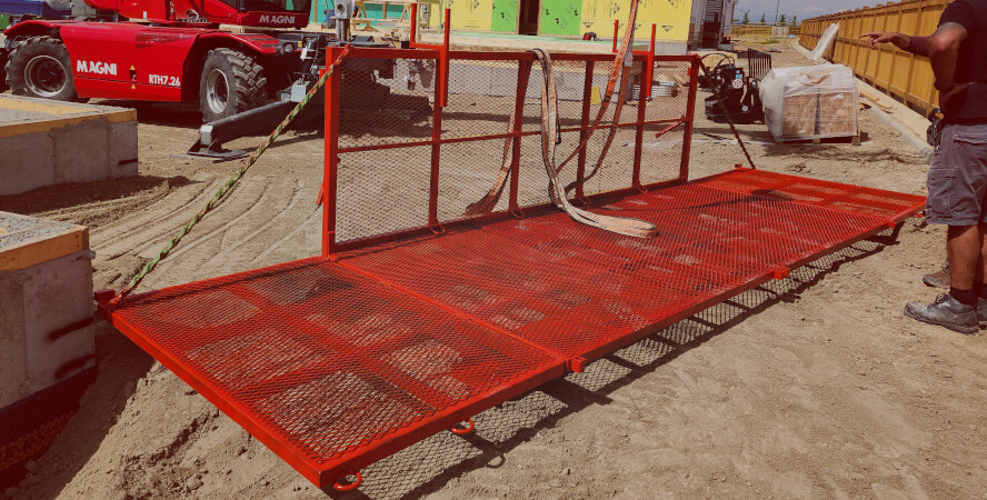 SiteBoss Heavy-Duty Telehandler Work Platform Man Basket
