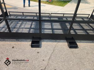 5x12 Roofing Man Basket Fork Pocket Detail – Rear Entry Only