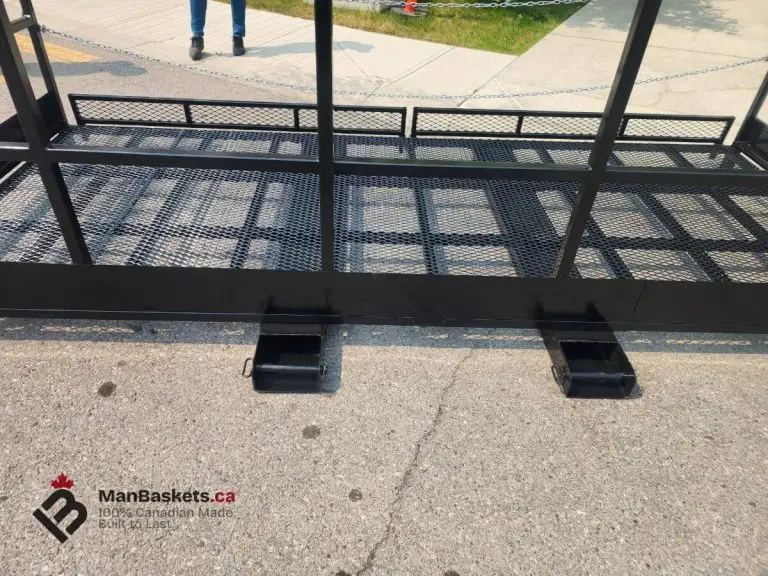 5x12 Roofing Man Basket Fork Pocket Detail – Rear Entry Only
