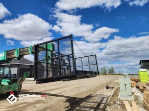 5x12 heavy duty man basket telehandler framing 4 | ManBaskets.ca