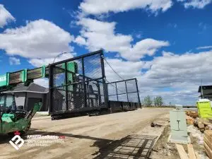 5x12 heavy duty man basket telehandler framing 4 | ManBaskets.ca