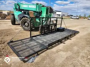 5x12 heavy duty man basket telehandler framing 8 | ManBaskets.ca