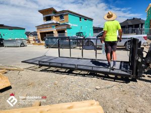 Framing man basket 5×12 – crew access during framing work
