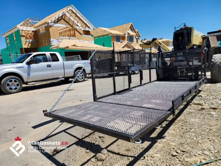 Framing man basket 5×12 – expanded metal floor detail