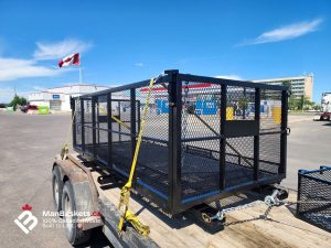 Heavy Duty Man Basket with Telehandler Fork Pockets