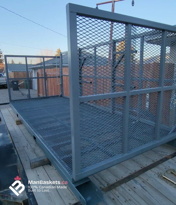 heavy duty 5x12 man basket delivery ready 1 | ManBaskets.ca