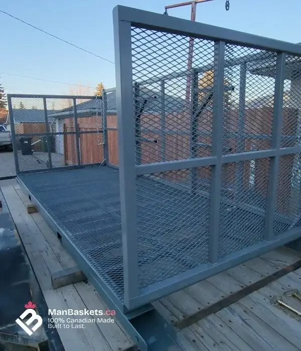 heavy duty 5x12 man basket delivery ready 1 | ManBaskets.ca
