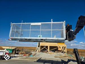 Fully Galvanized 5×12 Heavy Duty Telehandler Man Basket | ManBaskets.ca