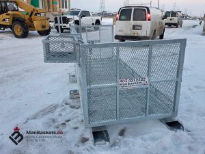 4×12 Engineered Man Basket – Structural Overview After Galvanizing | ManBaskets.ca