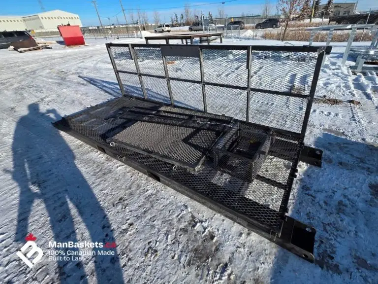 4×12 Man Basket – Fabricated Steel Frame Pre Galvanizing | ManBaskets.ca