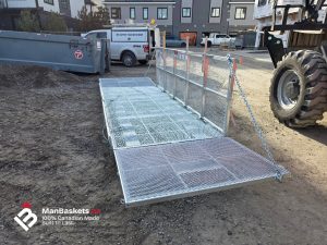 5×12 Fully Galvanized Man Basket – Completed Unit | ManBaskets.ca