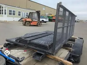 5×12 Man Basket Before Galvanizing – Jobsite Use | ManBaskets.ca