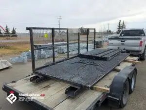5×12 Man Basket – Structural View Before Galvanizing | ManBaskets.ca