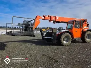 5×12 Standard Man Basket Mounted on Telehandler | ManBaskets.ca