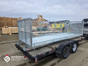 5×14 ft Engineered Man Basket – Standard Configuration | ManBaskets.ca