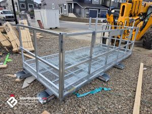 Corrosion Resistant Galvanized Man Basket for Construction | ManBaskets.ca