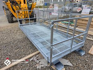 Galvanized Standard Man Basket Ready for Continued Use | ManBaskets.ca