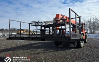 Heavy Duty Steel Platform Designed for Masonry Work | ManBaskets.ca
