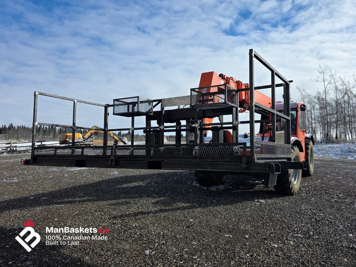 Heavy Duty Steel Platform Designed for Masonry Work | ManBaskets.ca