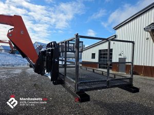 Rear View with Fork Pockets and Structural Frame | ManBaskets.ca