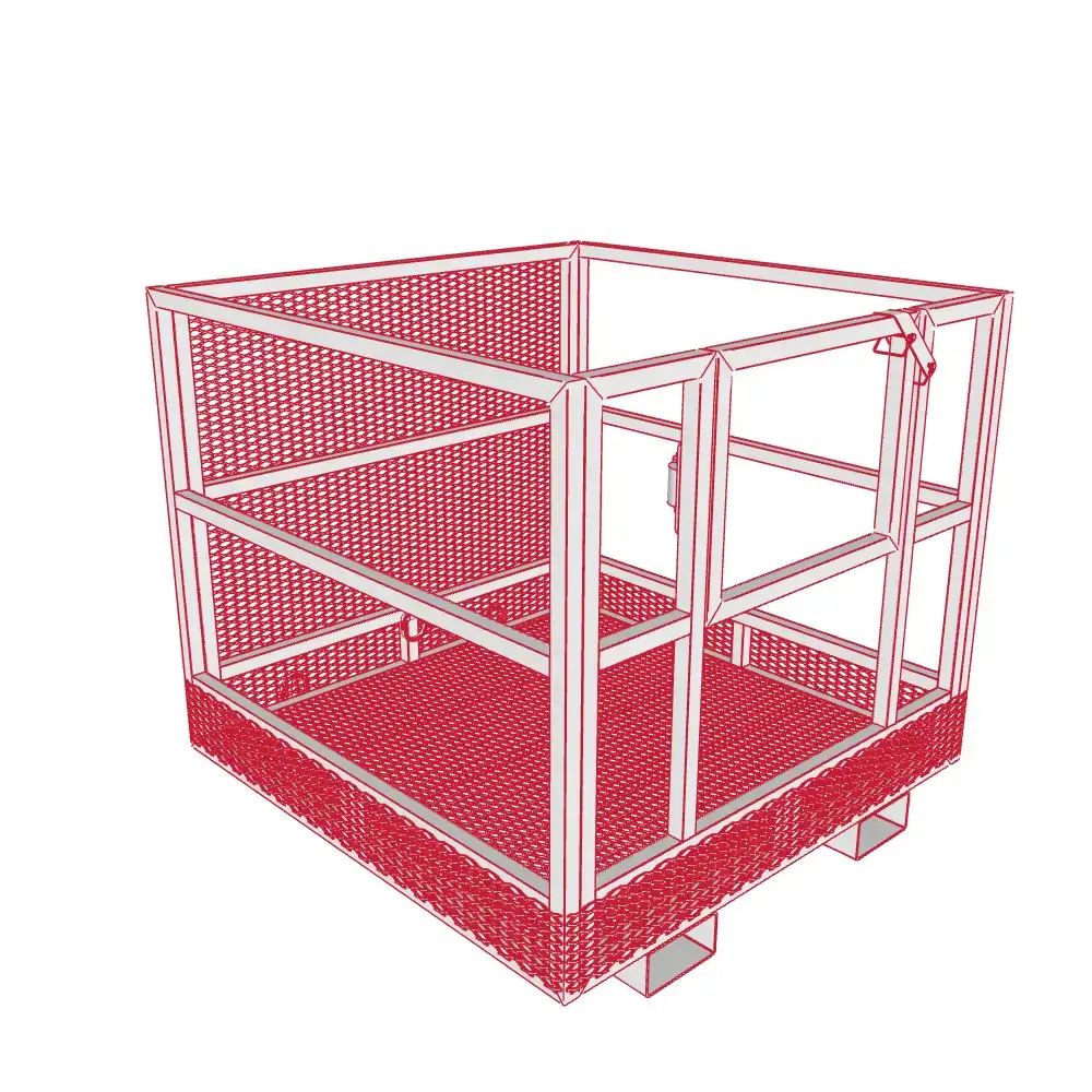 4×4 Forklift Work Platform w | ManBaskets.ca