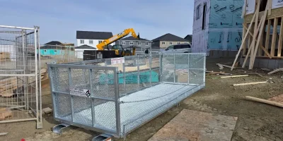 Engineered Man Basket Ready for Jobsite Operation
