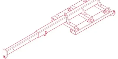 Heavy Duty Adjustable Truss Jib