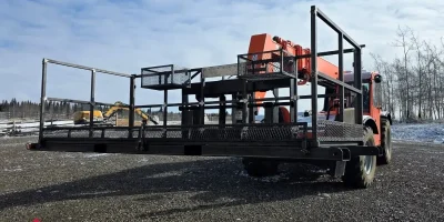 Heavy-Duty Steel Platform Designed for Masonry Work